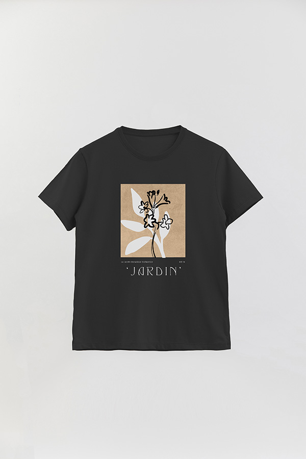 REMERA BASICA ESTAMPADA BOTANICAL 14