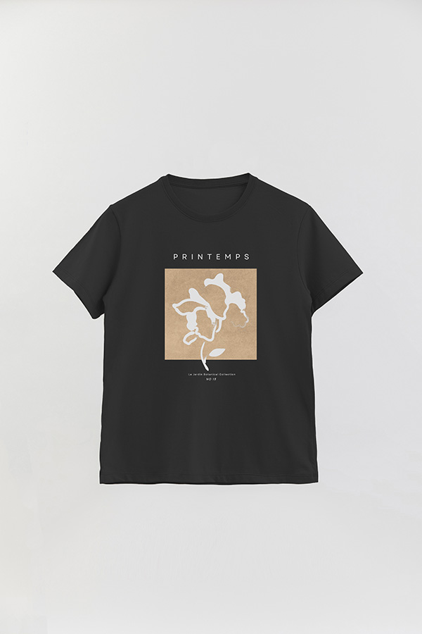 REMERA BASICA ESTAMPADA BOTANICAL 13