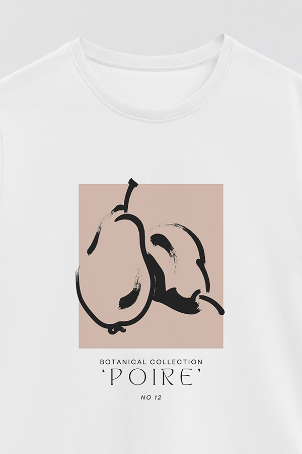 REMERA BASICA ESTAMPADA BOTANICAL 12