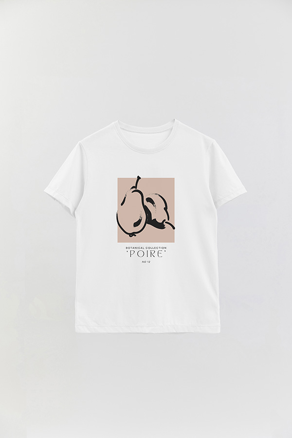 REMERA BASICA ESTAMPADA BOTANICAL 12