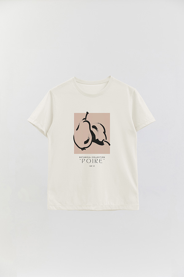 REMERA BASICA ESTAMPADA BOTANICAL 12