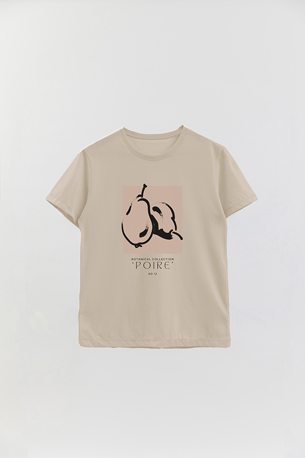 REMERA BASICA ESTAMPADA BOTANICAL 12