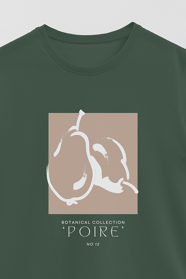 REMERA BASICA ESTAMPADA BOTANICAL 12