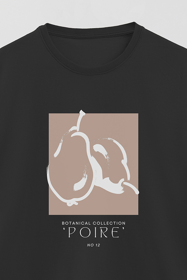 REMERA BASICA ESTAMPADA BOTANICAL 12