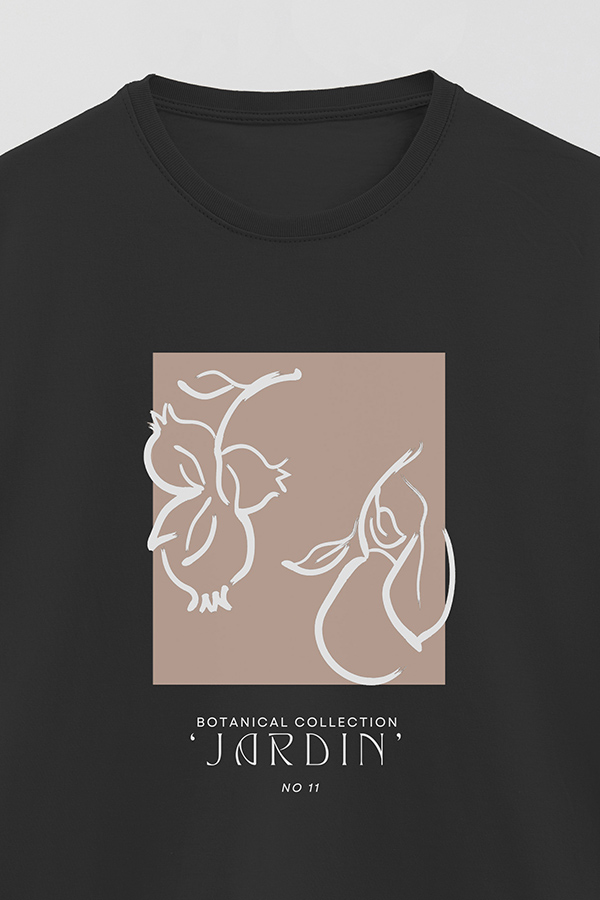 REMERA BASICA ESTAMPADA BOTANICAL 11