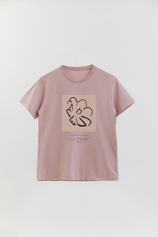 REMERA BASICA ESTAMPADA BOTANICAL 10