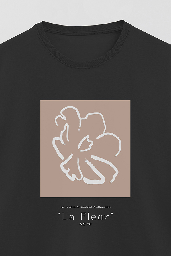 REMERA BASICA ESTAMPADA BOTANICAL 10