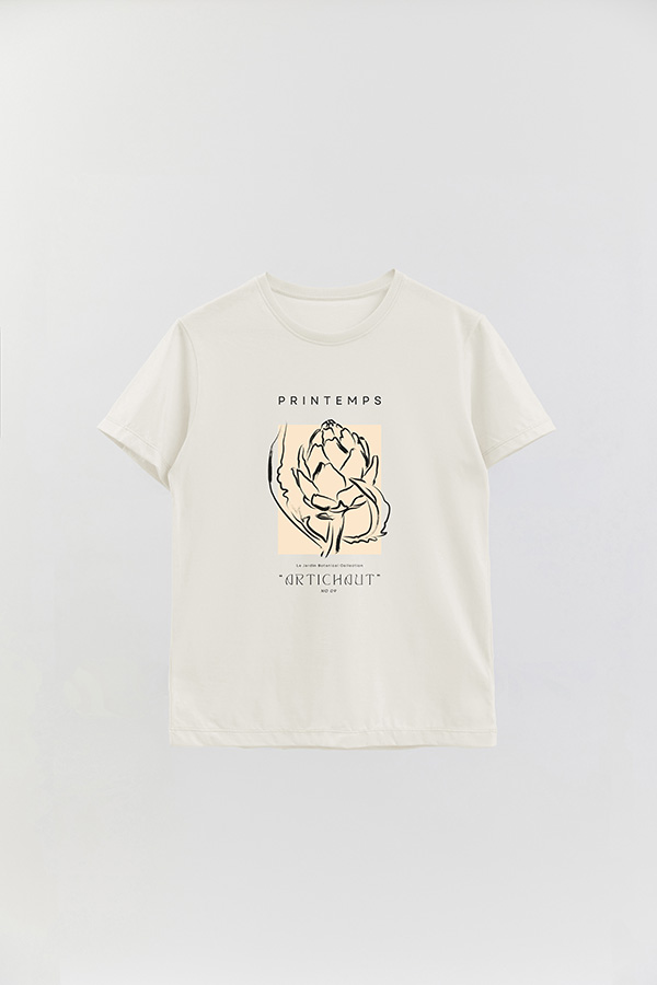 REMERA BASICA ESTAMPADA BOTANICAL 9