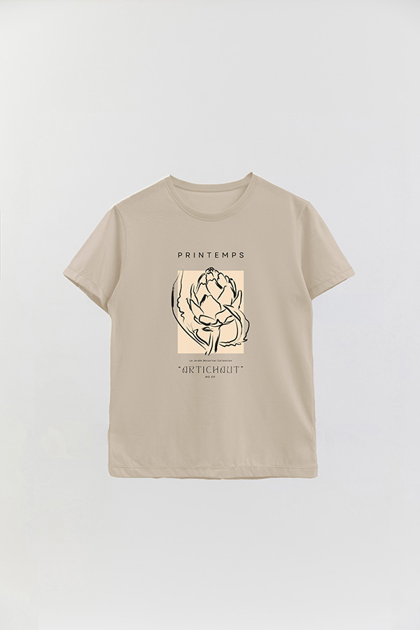 REMERA BASICA ESTAMPADA BOTANICAL 9
