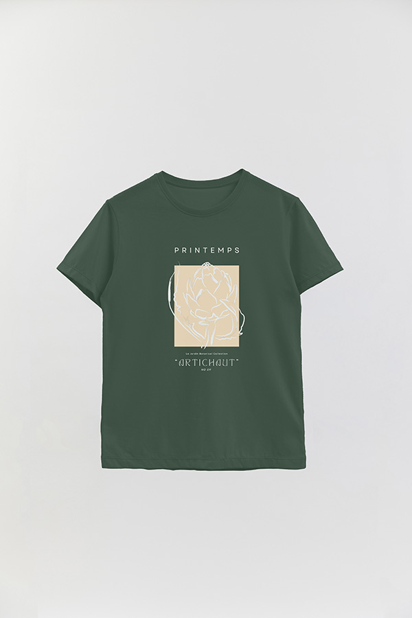 REMERA BASICA ESTAMPADA BOTANICAL 9