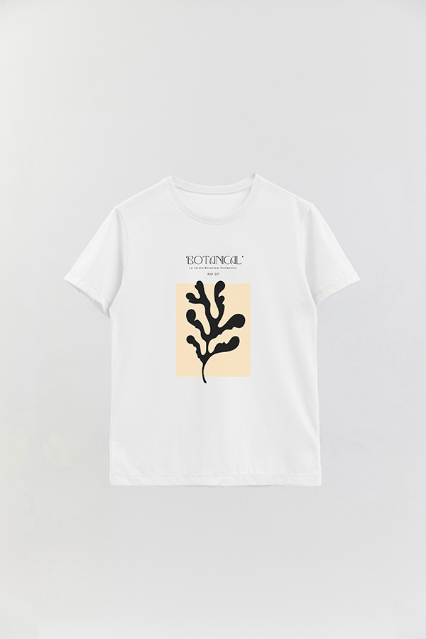 REMERA BASICA ESTAMPADA BOTANICAL 7
