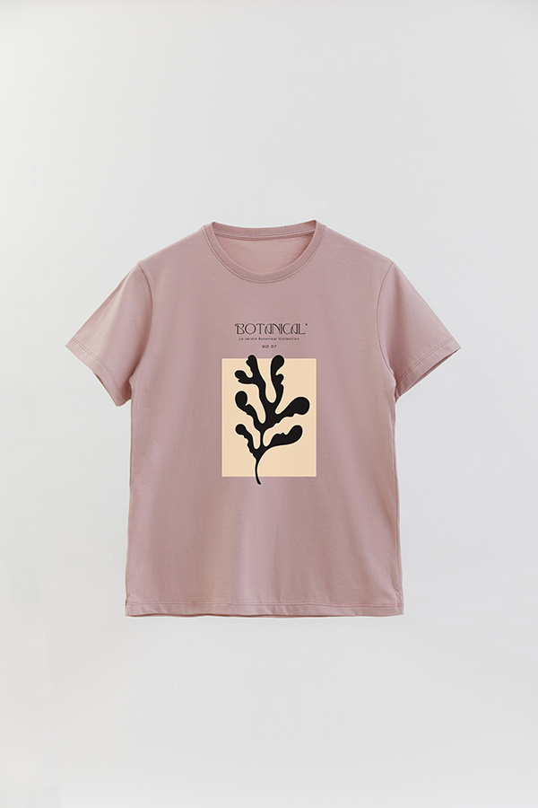REMERA BASICA ESTAMPADA BOTANICAL 7