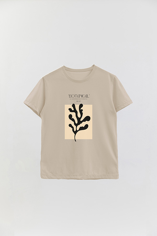 REMERA BASICA ESTAMPADA BOTANICAL 7