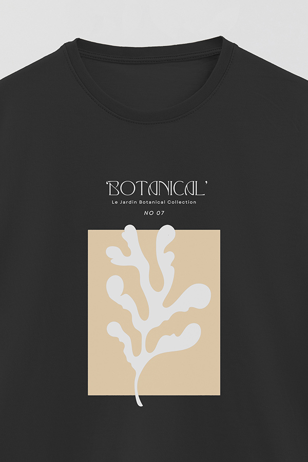 REMERA BASICA ESTAMPADA BOTANICAL 7