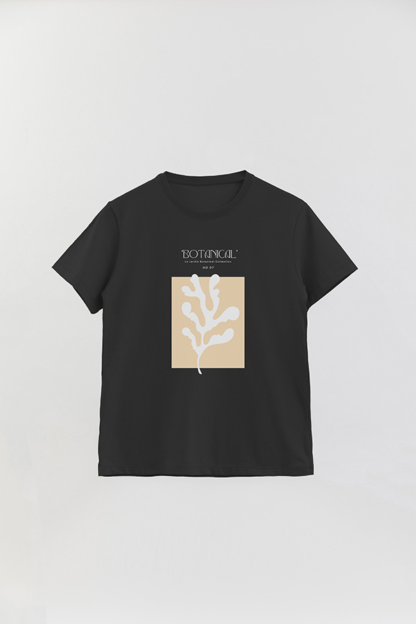 REMERA BASICA ESTAMPADA BOTANICAL 7
