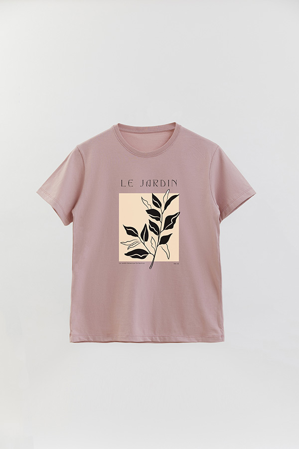 REMERA BASICA ESTAMPADA BOTANICAL 8