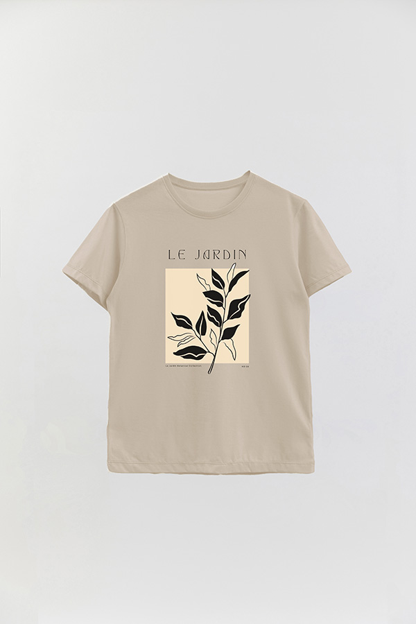 REMERA BASICA ESTAMPADA BOTANICAL 8