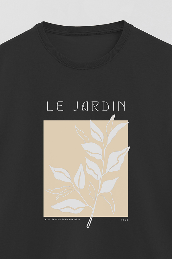 REMERA BASICA ESTAMPADA BOTANICAL 8