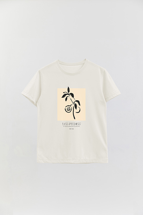 REMERA BASICA ESTAMPADA BOTANICAL 6