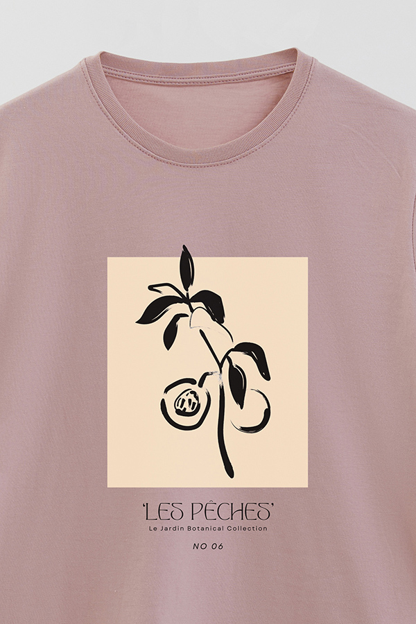 REMERA BASICA ESTAMPADA BOTANICAL 6