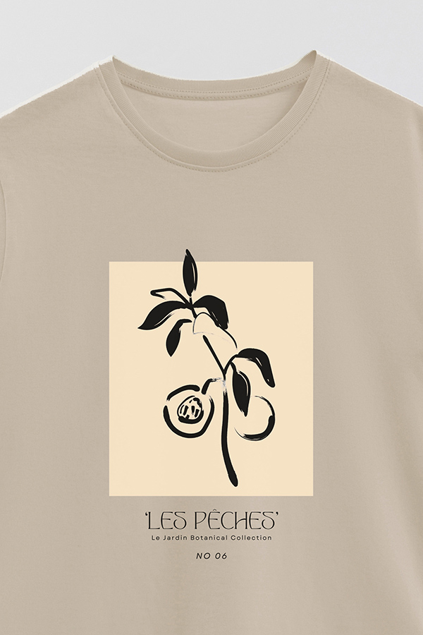 REMERA BASICA ESTAMPADA BOTANICAL 6