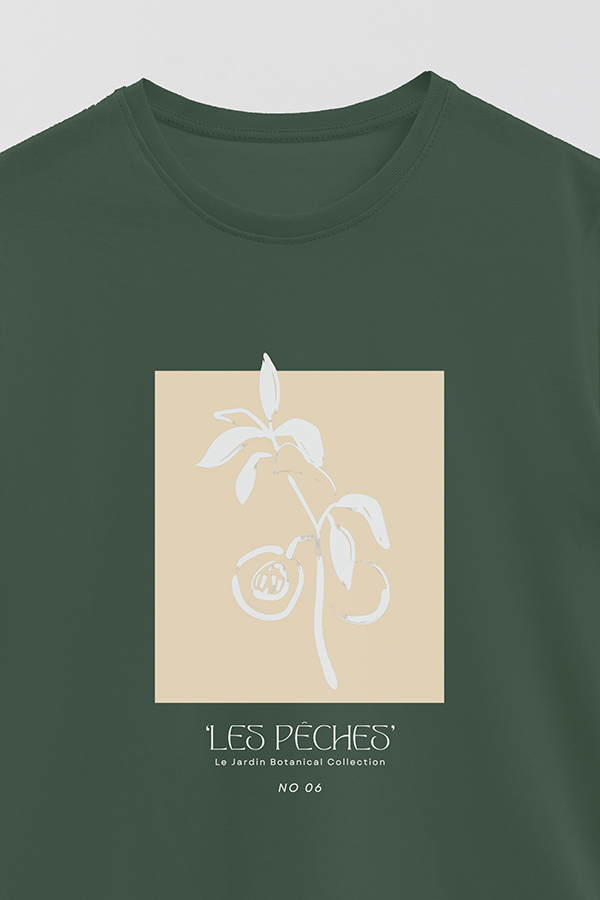 REMERA BASICA ESTAMPADA BOTANICAL 6