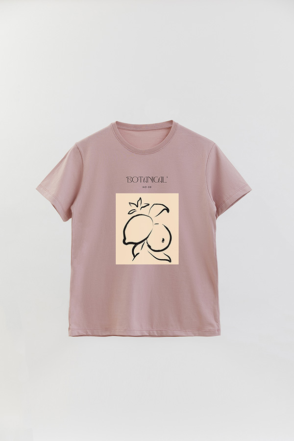 REMERA BASICA ESTAMPADA BOTANICAL 5