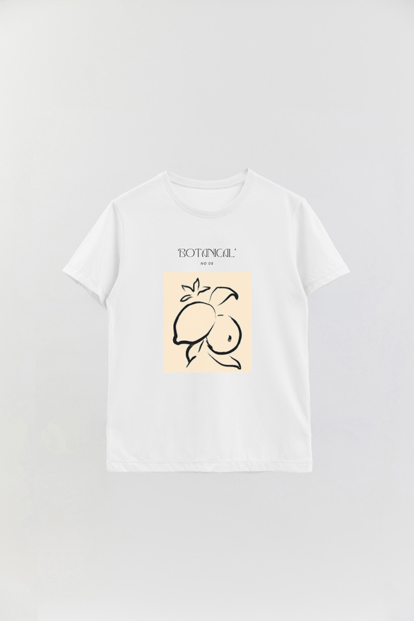 REMERA BASICA ESTAMPADA BOTANICAL 5