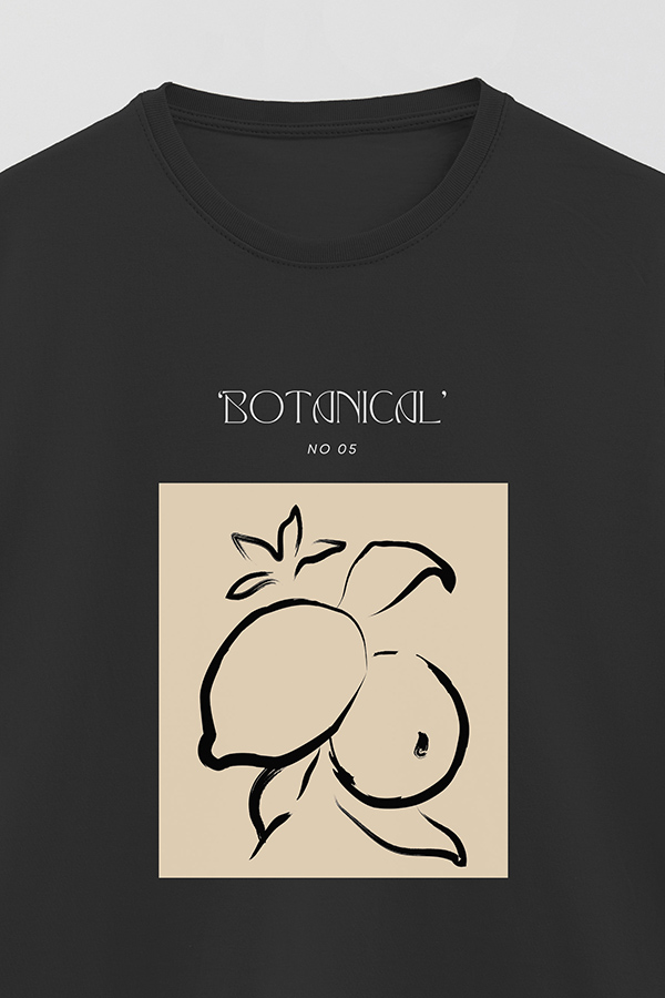 REMERA BASICA ESTAMPADA BOTANICAL 5