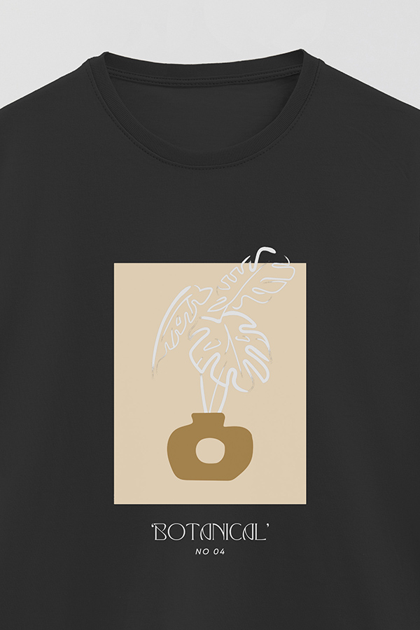 REMERA BASICA ESTAMPADA BOTANICAL 4