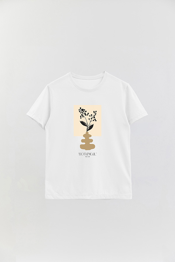 REMERA BASICA ESTAMPADA BOTANICAL 3