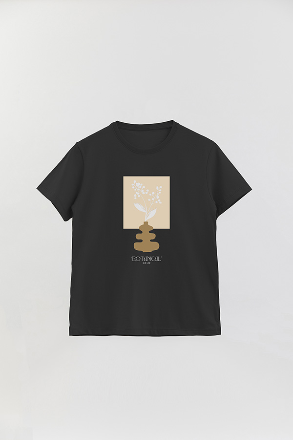 REMERA BASICA ESTAMPADA BOTANICAL 3