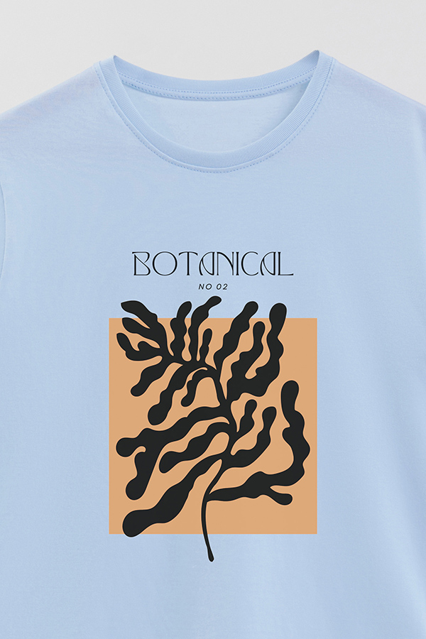REMERA BASICA ESTAMPADA BOTANICAL 2