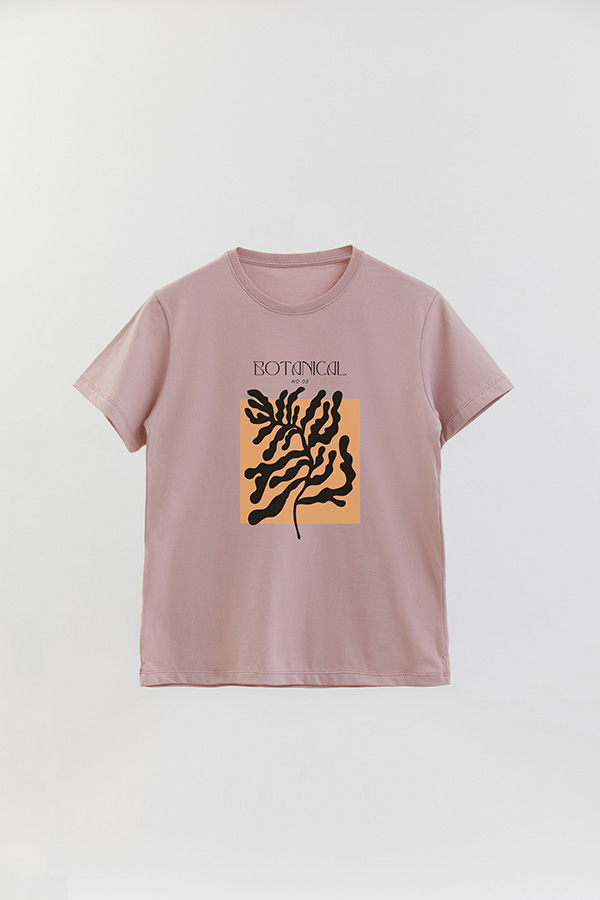 REMERA BASICA ESTAMPADA BOTANICAL 2