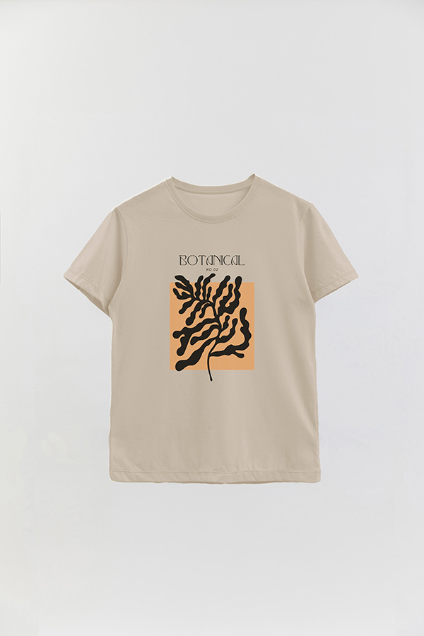 REMERA BASICA ESTAMPADA BOTANICAL 2