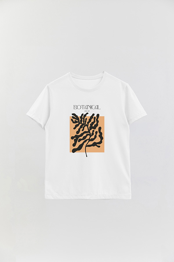 REMERA BASICA ESTAMPADA BOTANICAL 2