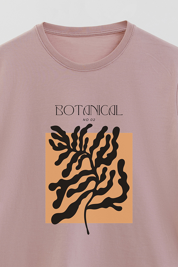 REMERA BASICA ESTAMPADA BOTANICAL 2