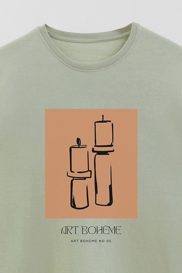 REMERA BASICA ESTAMPADA BOHEME 5