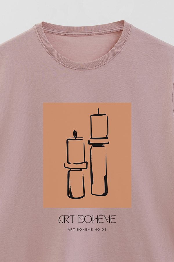 REMERA BASICA ESTAMPADA BOHEME 5