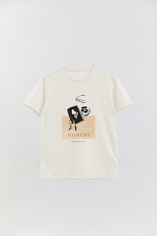 REMERA BASICA ESTAMPADA BOHEME 3