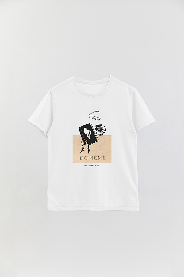 REMERA BASICA ESTAMPADA BOHEME 3
