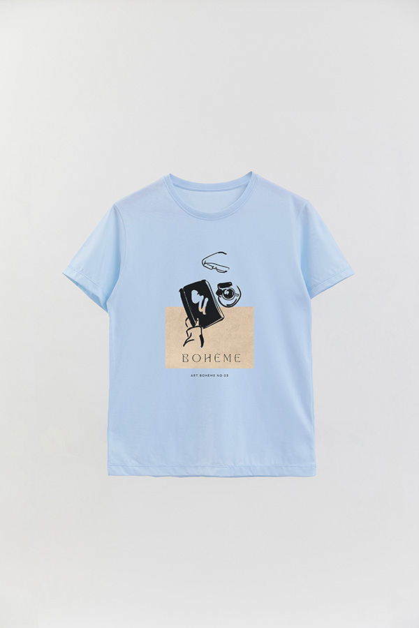 REMERA BASICA ESTAMPADA BOHEME 3
