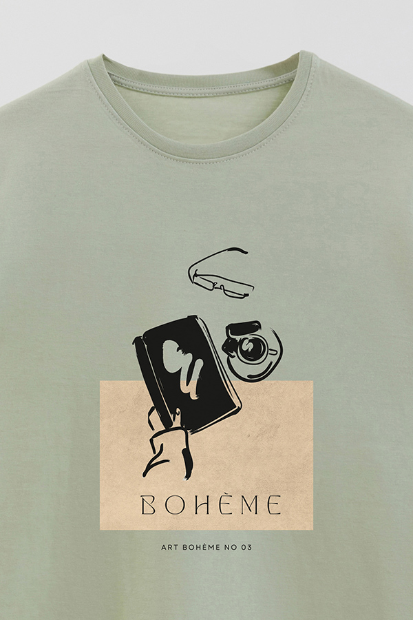 REMERA BASICA ESTAMPADA BOHEME 3