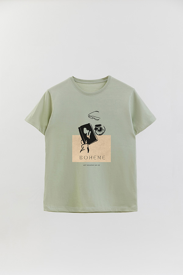 REMERA BASICA ESTAMPADA BOHEME 3