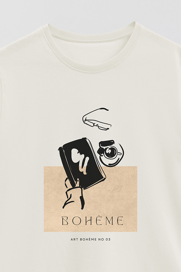 REMERA BASICA ESTAMPADA BOHEME 3
