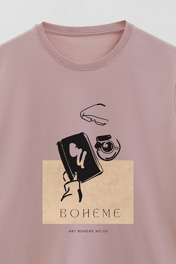 REMERA BASICA ESTAMPADA BOHEME 3