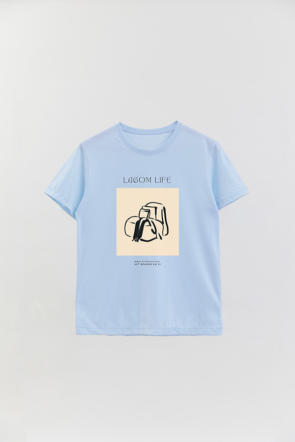 REMERA BASICA ESTAMPADA BOHEME 1