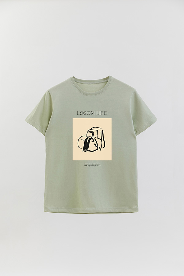 REMERA BASICA ESTAMPADA BOHEME 1