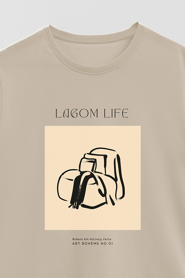 REMERA BASICA ESTAMPADA BOHEME 1