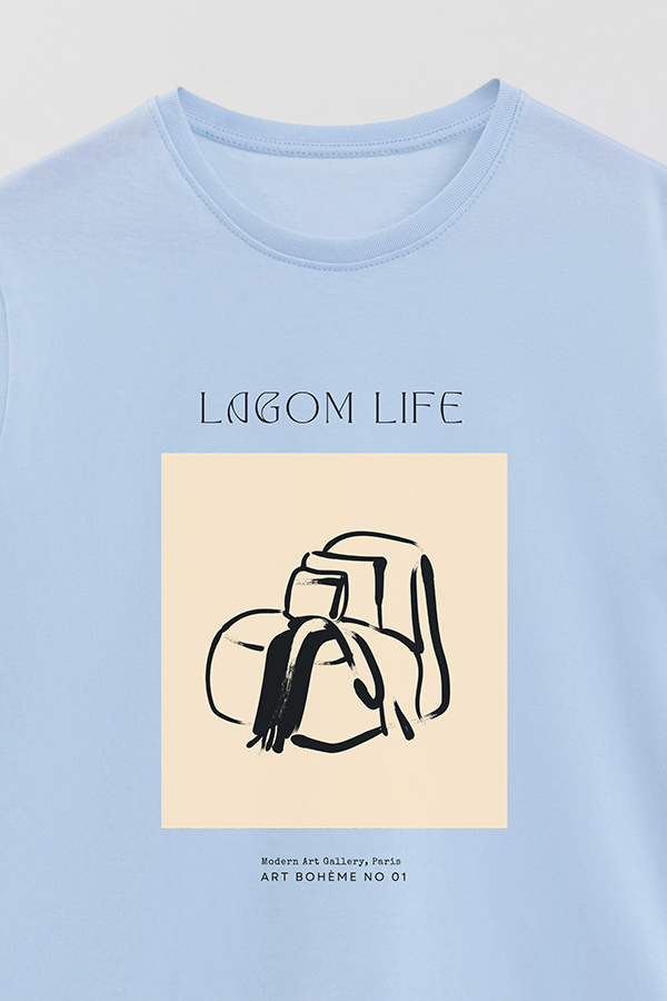 REMERA BASICA ESTAMPADA BOHEME 1